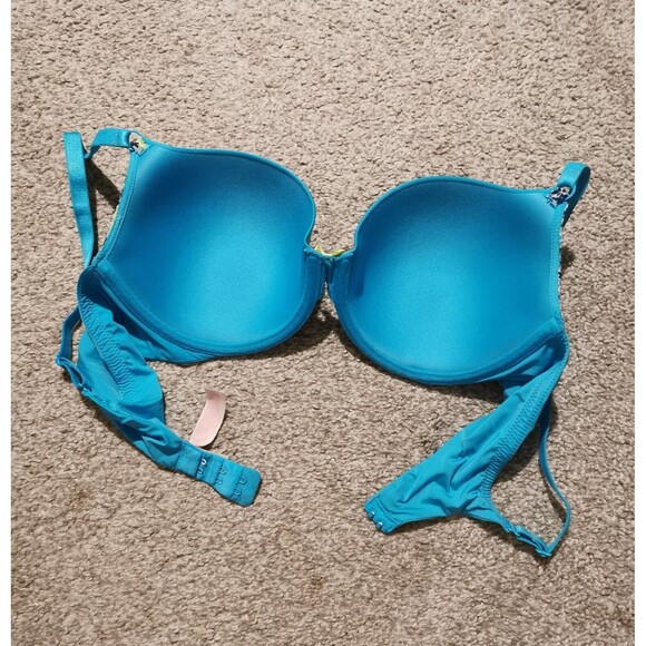 Victoria's Secret Convertible Light Blue Lace Bra 36 C - Picture 2 of 7
